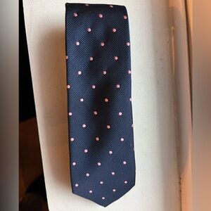 American Eagle Navy Blue Polka Dot Tie